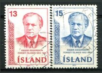 Island Afa 481 - 82 Stemplet