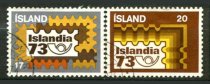 Island Afa 483 - 84 Stemplet