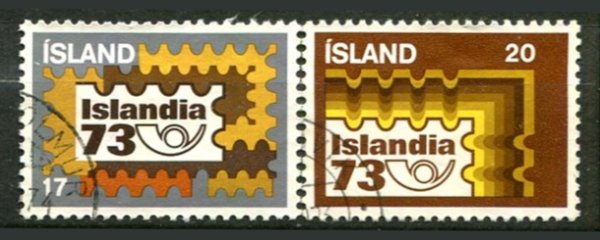 Island Afa 483 - 84 Stemplet