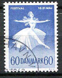 Danmark Afa 406 Stemplet