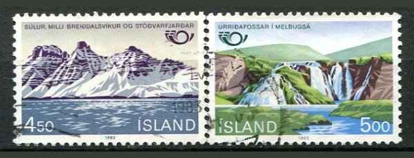 Island Afa 596 - 97 Stemplet