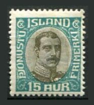 Island Afa 37 Ustemplet Tjenestemærker