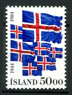 Island Afa 616 Postfrisk