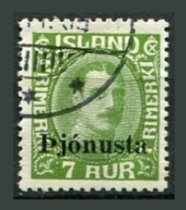 Island Afa 63 Stemplet Tjenestemærker