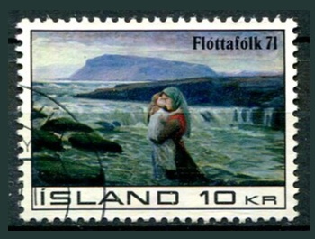 Island Afa 451 Stemplet