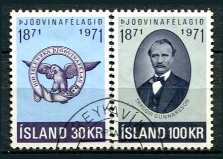 Island Afa 456 - 57 Stemplet