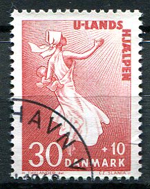 Danmark Afa 408 Stemplet