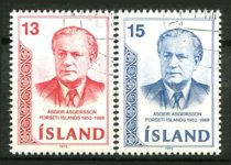Island Afa 481 - 82 Stemplet
