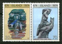 Island Afa 488 - 89 Postfrisk