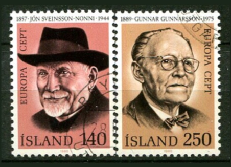 Island Afa 553 - 54 Stemplet