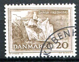 Danmark Afa 411 Stemplet