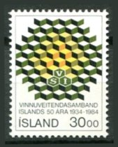 Island Afa 620 Postfrisk