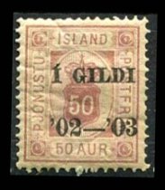 Island Afa 16 Postfrisk Tjenestemærker