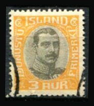 Island Afa 33 Stemplet Tjenestemærker