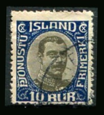 Island Afa 36 Stemplet Tjenestemærker