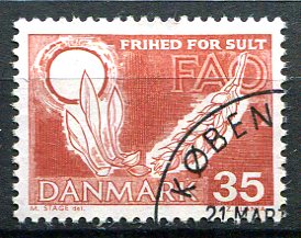 Danmark Afa 412F Stemplet