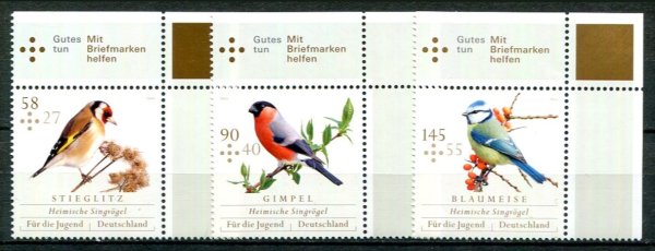 Tyskland Afa 3860 - 62 Postfrisk