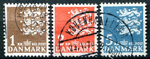 Danmark Afa 293F - 95F Stemplet