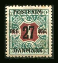 Danmark Afa 85 Ustemplet