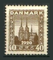 Danmark Afa 114 Ustemplet