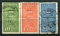 Danmark Afa 178 - 80 Stemplet
