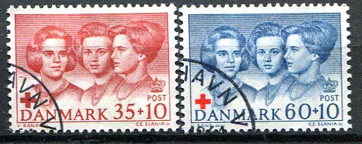 Danmark Afa 424F - 25F Stemplet