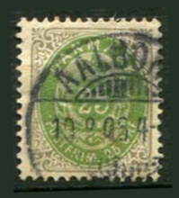 Danmark Afa 29B Stemplet