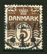 Danmark Afa 122 Stemplet