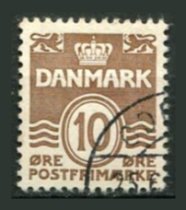 Danmark Afa 235 Stemplet