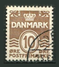 Danmark Afa 235 Stemplet
