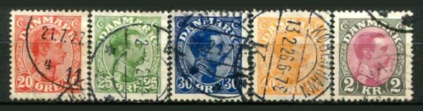 Danmark Afa 147 - 51 Stemplet