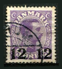 Danmark Afa 159 Stemplet