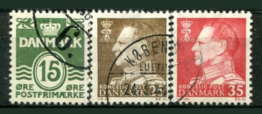 Danmark Afa 413F - 15F Stemplet
