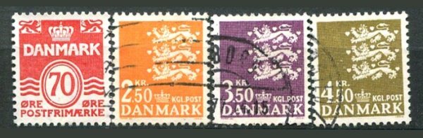 Danmark Afa 527 - 30 Stemplet