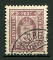 Danmark Afa 04C Stemplet Tjenestemærker