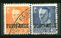 Danmark Afa 32 - 33 Stemplet Postfærge