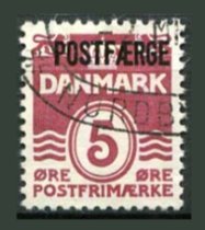 Danmark Afa 44 Stemplet Postfærge