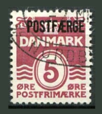 Danmark Afa 44 Stemplet Postfærge