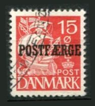 Danmark Afa 16 Stemplet Postfærge