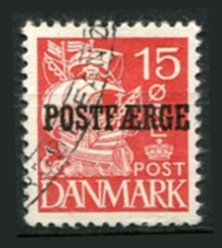 Danmark Afa 16 Stemplet Postfærge