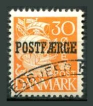 Danmark Afa 26 Stemplet Postfærge