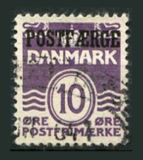 Danmark Afa 22 Stemplet Postfærge