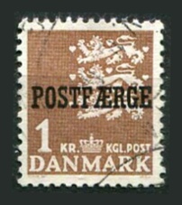 Danmark Afa 35 Stemplet Postfærge