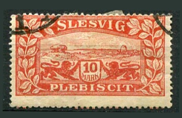 Slesvig Afa 28 Stemplet