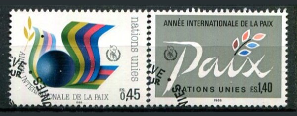 Geneve Afa 148 - 49 Stemplet