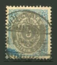 Danmark Afa 22 Stemplet