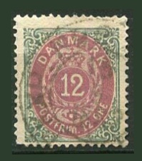 Danmark Afa 26 Stemplet