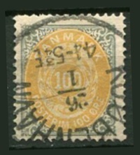 Danmark Afa 31B Stemplet