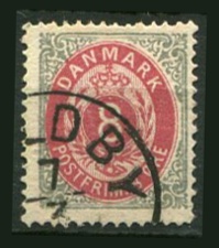 Danmark Afa 25B Stemplet