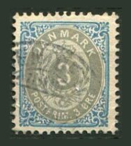Danmark Afa 22C Stemplet